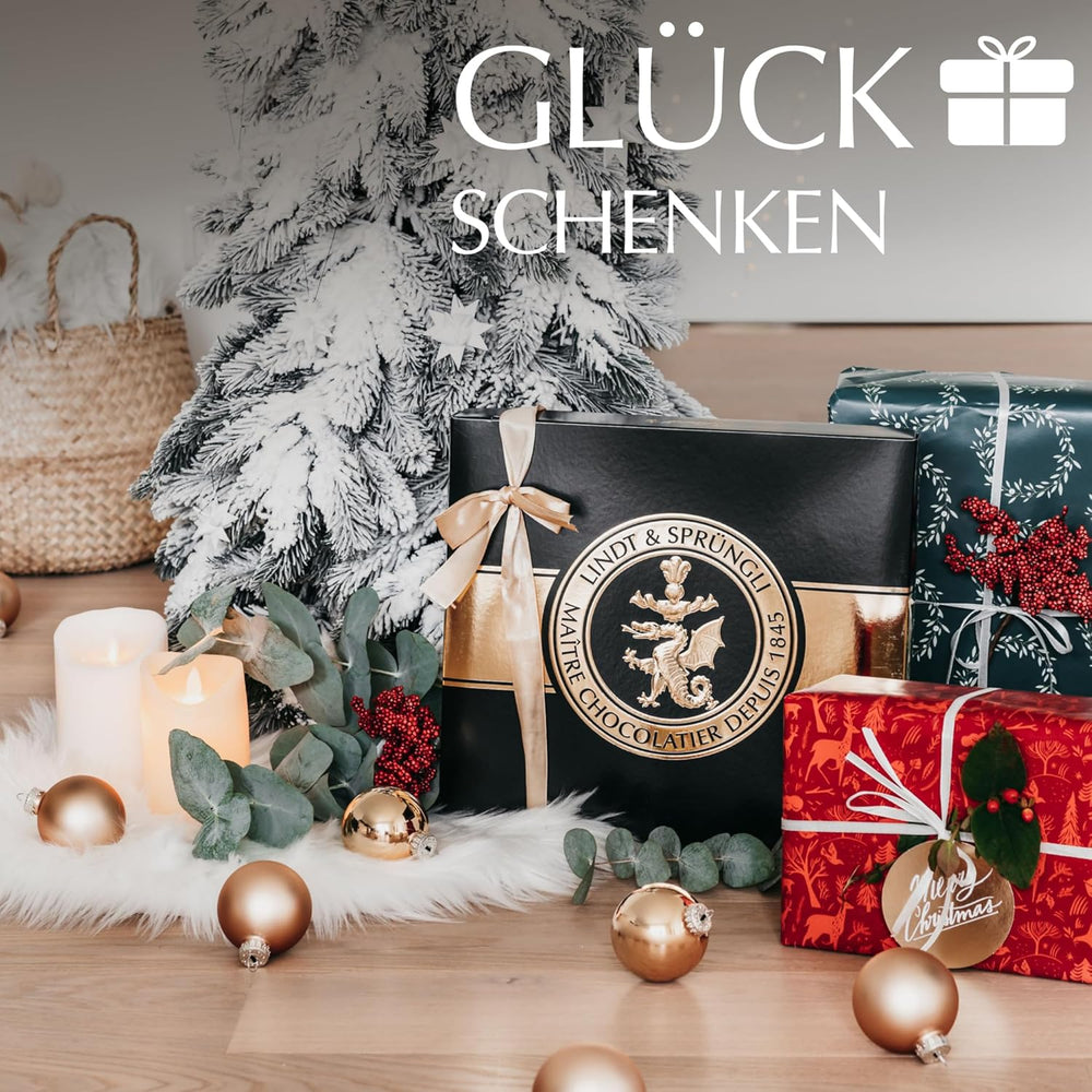 Set Ciocolată Neagră Lindt | 847 g | Set de 6 specialități de ciocolată neagră Lindt (batoane, LINDOR, praline) de la semidulce la extra neagră | Pachet vrac | Cadou de ciocolată