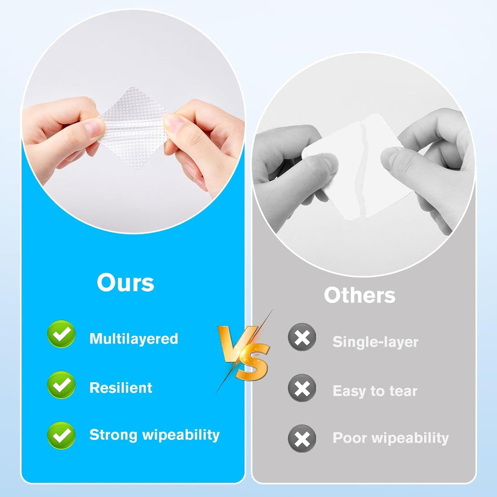 500 de ojă cu gel, fără scame, pentru îndepărtarea ojei, gel UV, pentru manichiură și pedichiură – alb