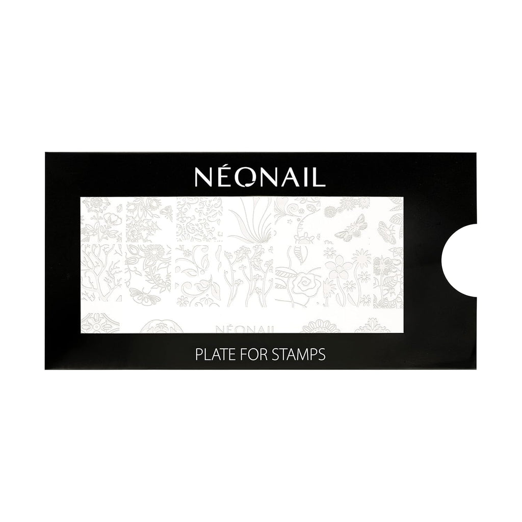 NÉONAIL Nagel Stempel Mit Schaber - Nägel Selber Machen - Nail Art Stamper - Nageldesign Für Nagel Schablone - French Nails Stempel - Silikon Nagelstempel