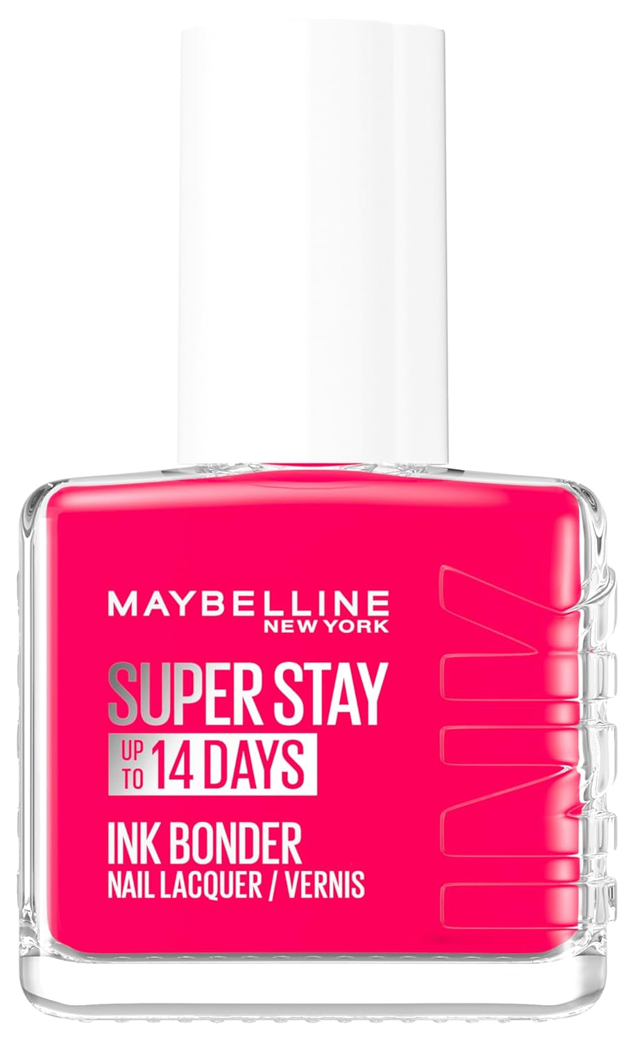 Oja Maybelline New York Super Stay Ink Bonder 180 Rose Fuchsia – ojă de lungă durată pentru unghii puternice și culoare intensă, 12,3 ml