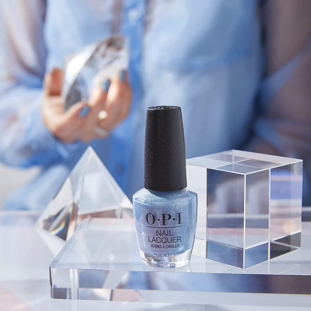 Oja OPI Nail Lacquer în nuanțe de albastru și verde – Oja cu uscare rapidă, rezistentă la ciobire și de lungă durată – durează până la 7 zile – cu pensulă ProWide extra-lată