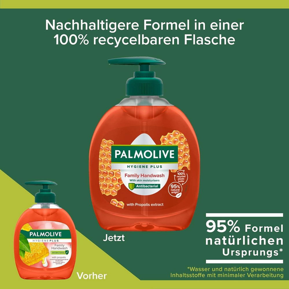 Palmolive, Săpun lichid pentru curățarea delicată a mâinilor, set 6 x 300 ml Duș și baie Naty Shop