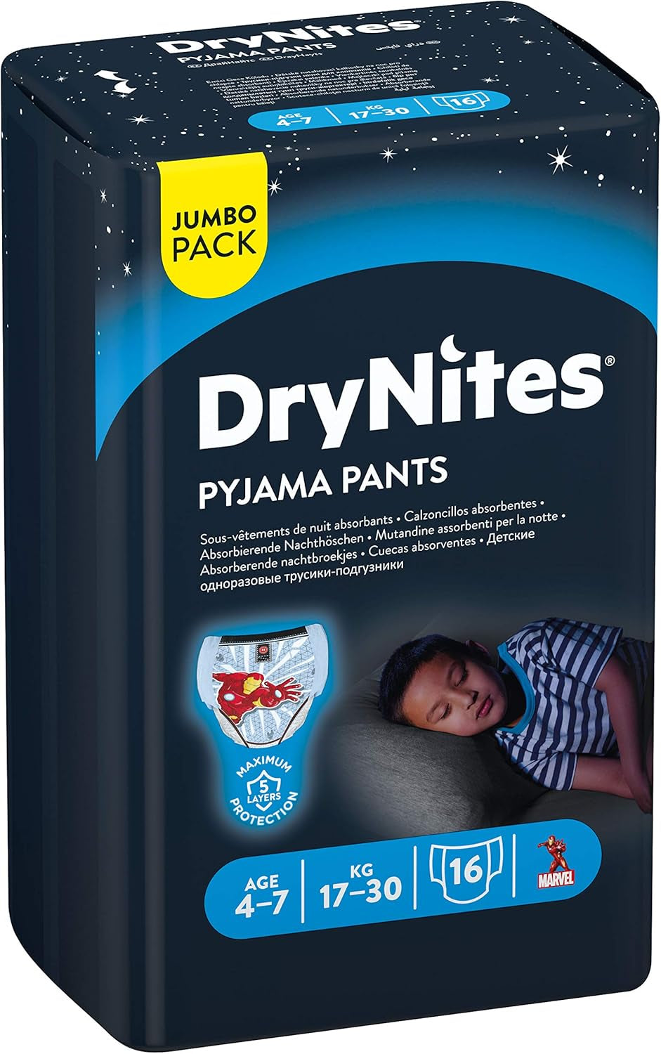 Scutece Huggies Jumbo Boy 17-30 kg, 16 bucăți