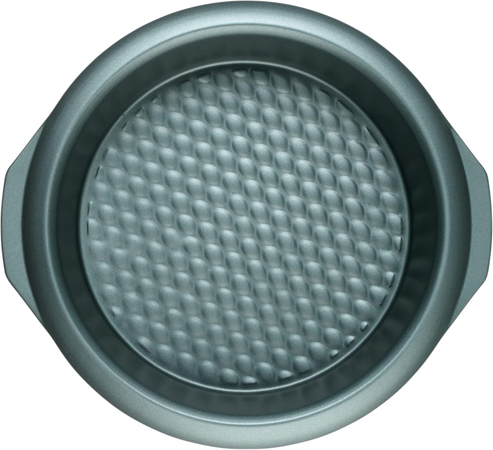 Progress BW09819G2EU7 Shimmer Kollektion, Runde Backform Aus Kohlenstoffstahl Mit Antihaftbeschichtung, Ideal Für Pies, Kuchen, Torten Und Quiches, 28 Cm, Grün Matrite si tavi pentru copt Naty Shop 28Cm Runde Pfanne