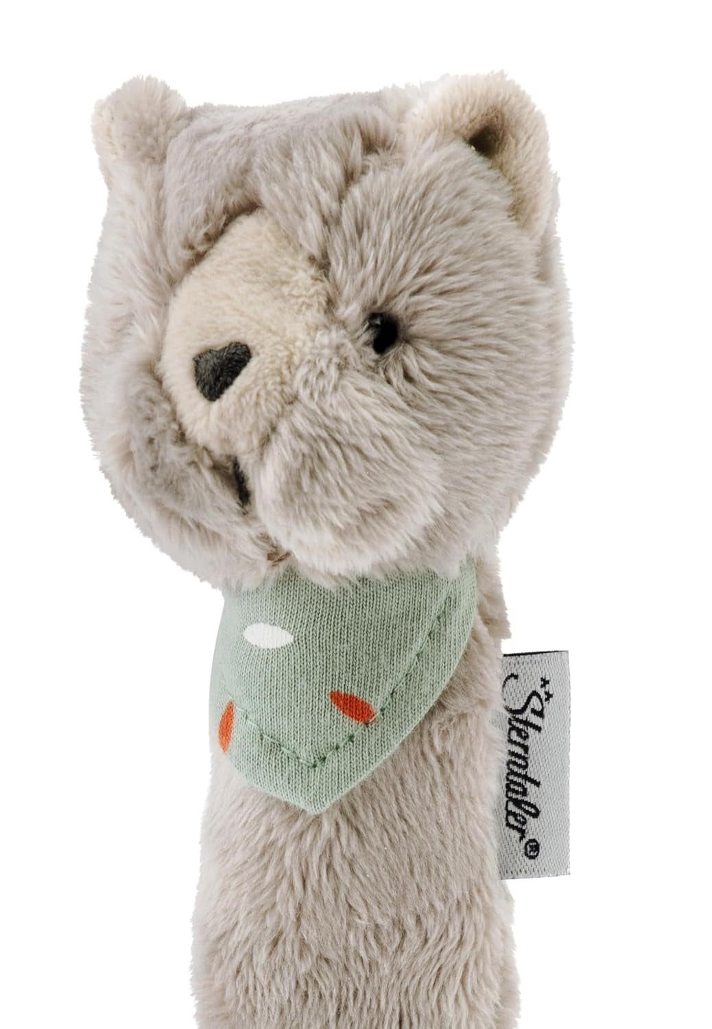 Sterntaler baby squeaker cat Lilly - Jucărie pentru copii din fleece moale - Jucărie de prindere pentru copii - Primele încercări de prindere și joc, gri Jucarii Bebe Naty Shop