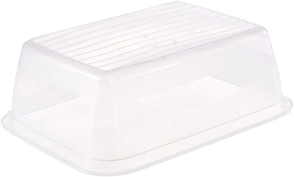Keeeper set de 3 borcane pentru păstrarea alimentelor, 3 x 1,25 l, 20,5 x 15,5 x 6,5 cm, Fredo Fresh, albastru transparent Cutii depozitare alimente Naty Shop