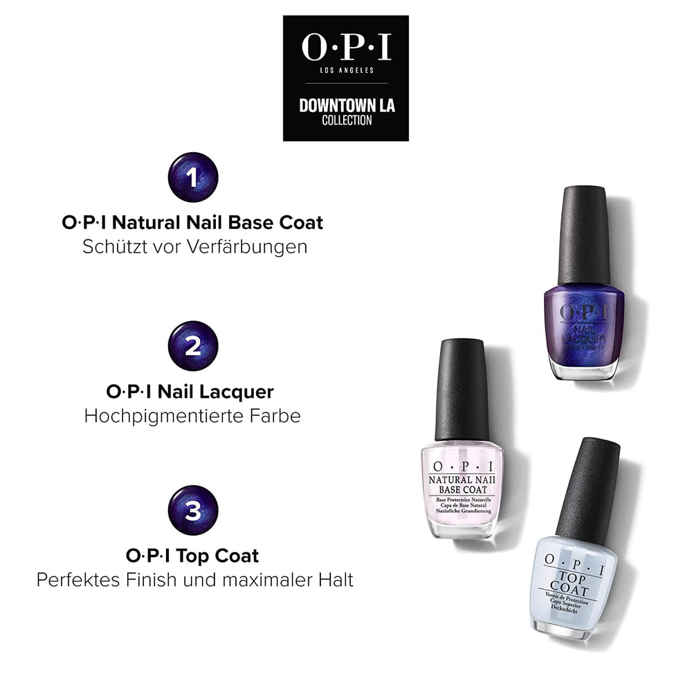 Oja OPI Nail Lacquer Violet Shades – Oja cu uscare rapidă, rezistentă la ciobire și de lungă durată – durează până la 7 zile – cu pensulă ProWide extra-lată