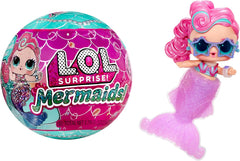 L.O.L. Surprise! Mermaids Tots - Mini păpuși la modă cu cozi care își schimbă culoarea - Potrivit pentru colecționari, fete și băieți cu vârsta de 4 ani și peste Papusi Naty Shop Titlu implicit