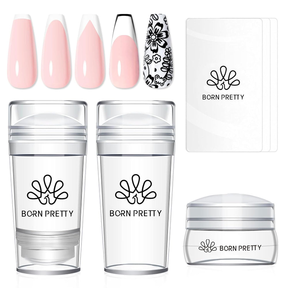 Born Pretty Oja cu Glitter, Rainbow Shining Glitter Super Shine Oja Nail Art Neagră