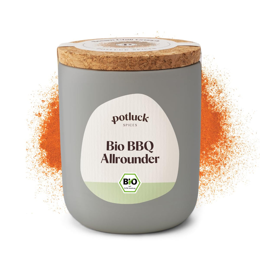 Potluck | Bio Sizilianisches Zitronensalz | Gewürzsalz für Fisch, Meeresfrüchte, Gemüse, Salate und Dressings | 140g im Keramiktopf