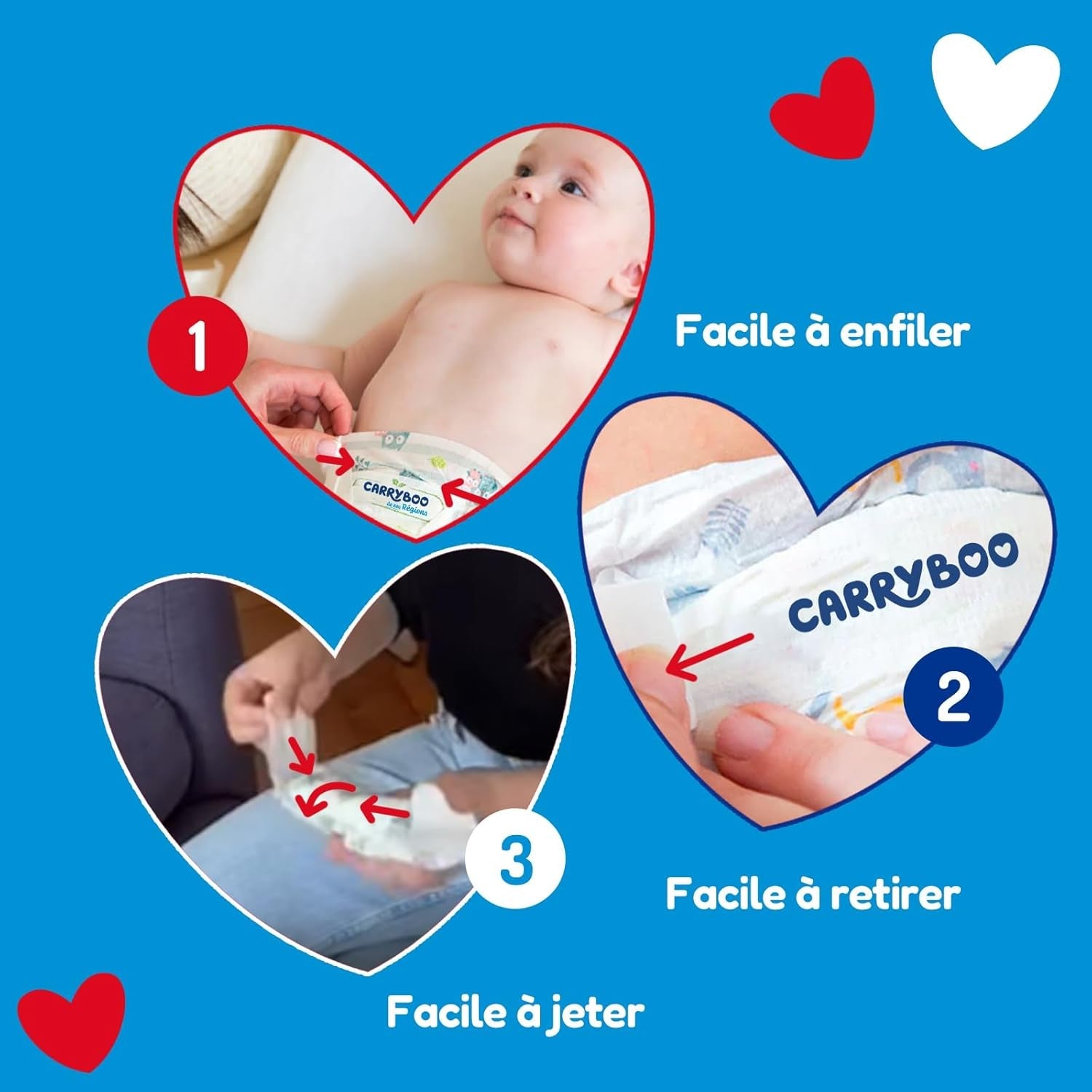 - Scutece, mărimea 3 (4-9 kg) – sănătoase și extrem de absorbante – etanșe 12 ore – fără substanțe nedorite – fabricate în Franța – preț accesibil – 150 de scutece de unică folosință