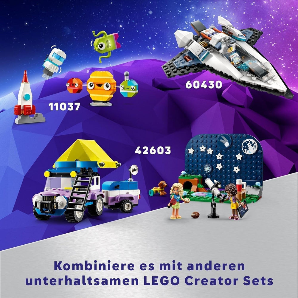 Jucărie LEGO Creator 3In1 Astronaut în spațiu, kit model cu câine și navă spațială pentru copii, decorațiuni pentru grădiniță, cadou creativ pentru băieți și fete de la 9 ani 31152 Seturi de constructie Besuche den LEGO-Store