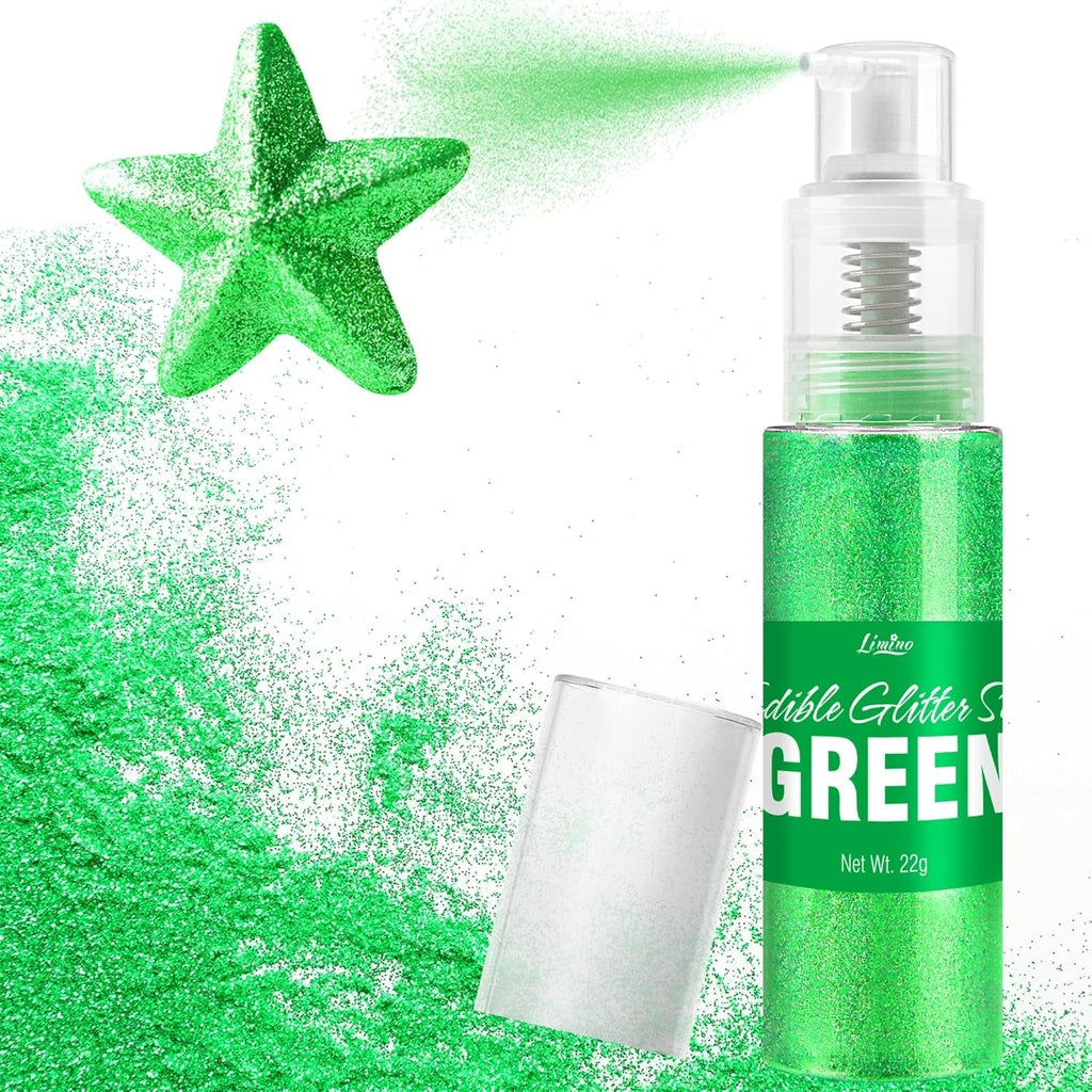 Spray cu sclipici comestibil - 22G sclipici alimentar, pudră cu sclipici comestibilă pentru băuturi, decorațiuni tort, macaroane - pudră cu sclipici colorant alimentar, sclipici comestibil pentru cocktailuri, brioșe (roz)