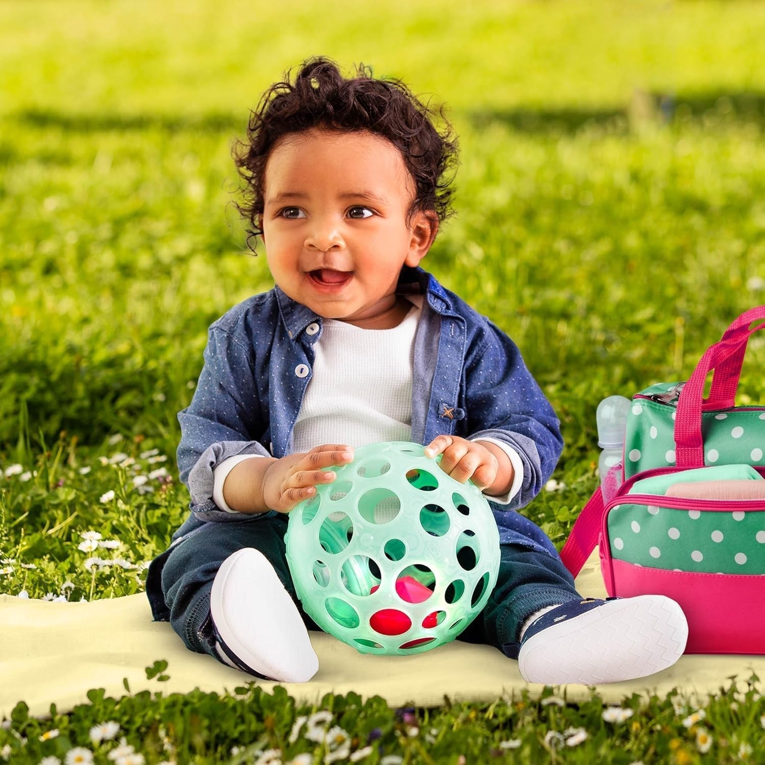 B. toys Jucărie pentru copii Jucărie pentru copii, jucărie pentru abilități motorii cu lumină - jucărie pentru copii pentru nou-născuți, fete și băieți de la 0 luni, fără PVC Jucarii Bebe Naty Shop