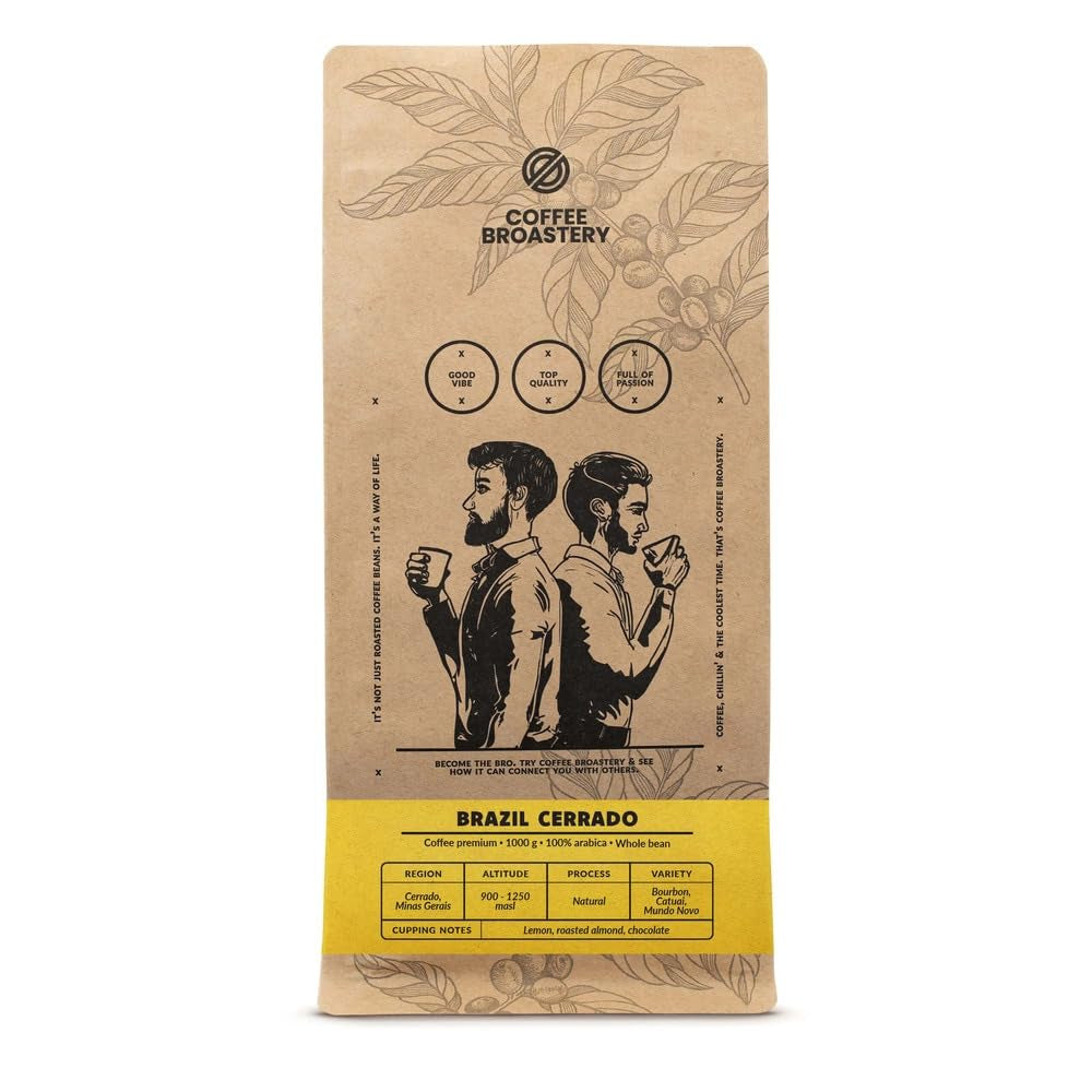 Set boabe de cafea 3x1kg 3000g | Brazil Cerrado | Cafea braziliană | Cafea specială | Proaspăt prăjită | Prăjitor artizanal de cafea