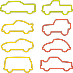 Forme de biscuiți Tescoma, mașinuțe DELÍCIA KIDS, 8 buc.