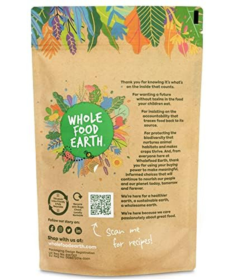 Fasole roșie Wholefood Earth Organic 1kg Crudă | Vegană | Fără OMG | Roșu închis | Bogat în fibre | Bogat în proteine | Certificat organic
