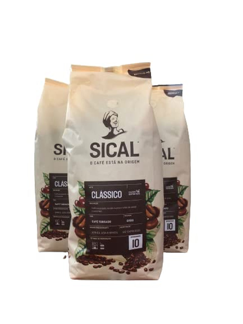 , boabe de cafea prăjite portugheze, 3 x 1 kg