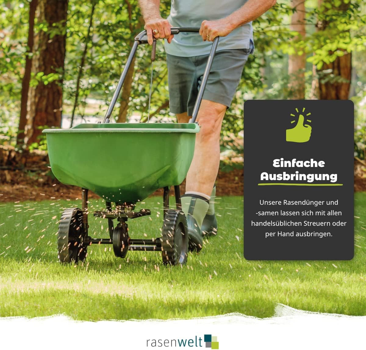 Rasensamen Gebrauchsrasen PS-56 10Kg I Sport- Und Spielrasen Saatgut Samen Für Neuansaat Und Nachsaat I Schnellwachsende Gras Sportrasensamen RSM 2.3