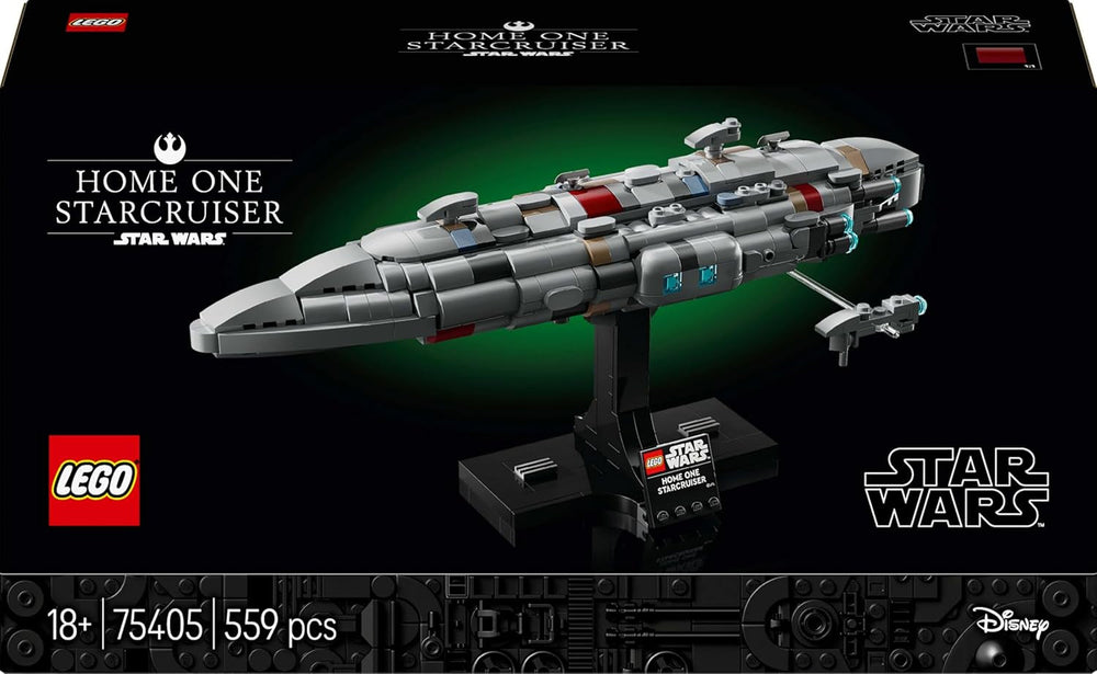LEGO Star Wars 75405 Home One Starcruiser din Întoarcerea lui Jedi - Model de navă stelară - Set de fantezie și colecție de construit și expus - Cadou pentru fanii adulți și adolescenți Seturi de constructie Besuche den LEGO-Store