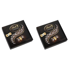 Cutie cadou LINDOR Extra Black 70% Cacao, Ciocolată cadou, aprox. 15 trufe LINDOR, 186 g (pachet de 2)