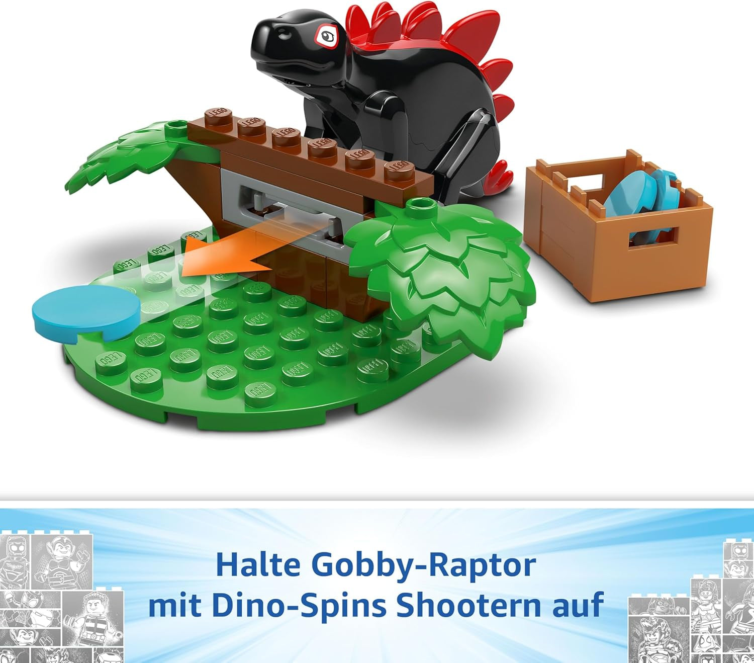 LEGO Marvel Showdown am Baumhaus: Spidey-Rex vs. Gobby-Raptor, BAU- und Spielset mit Dinos, Geschenk mit Spielzeugdinos für Jungen und Mädchen ab 4 Jahren, Spidey und Seine Super-Freunde 11200
