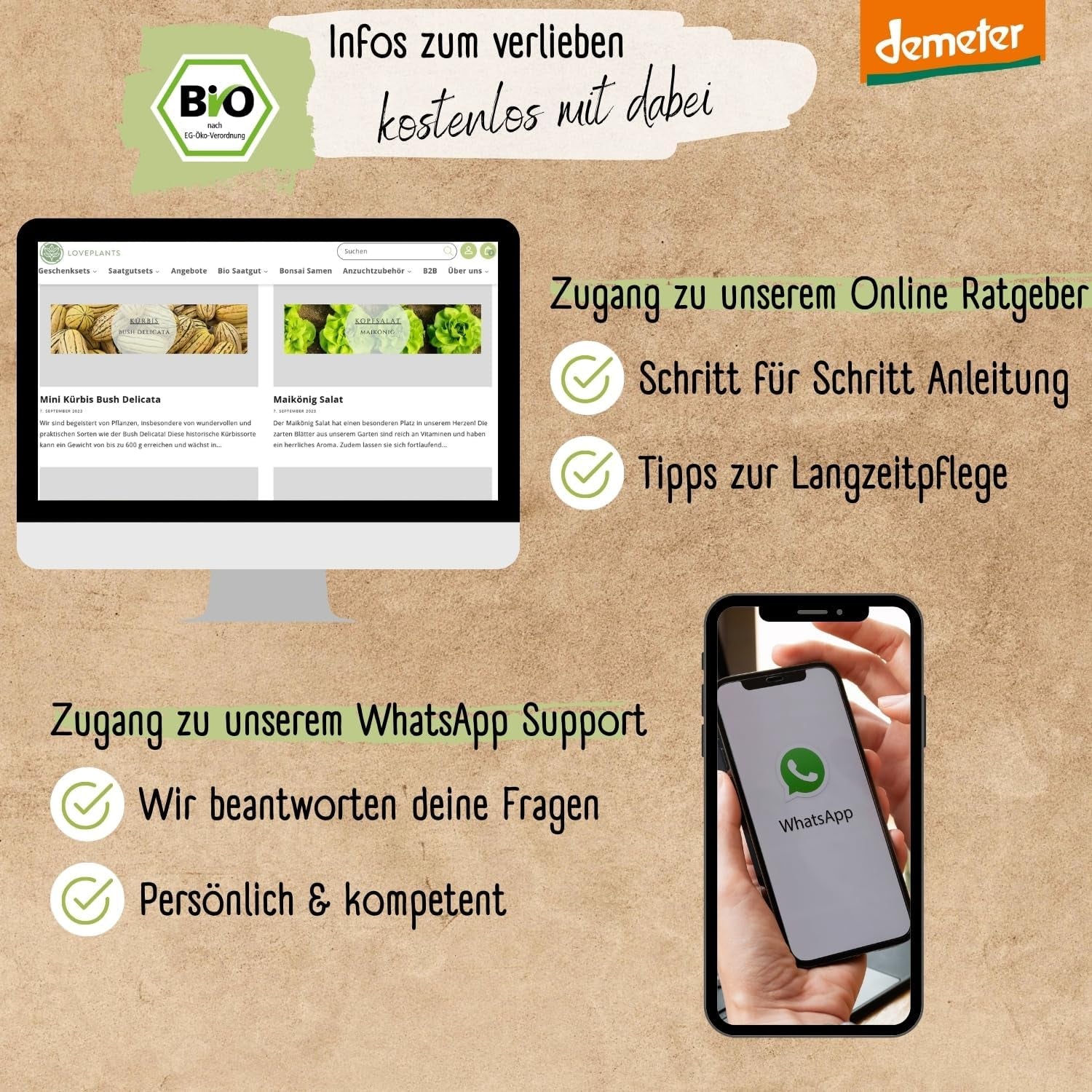 Set de semințe de legume organice - 12 varietăți de semințe de legume Demeter | Semințe de legume rare și de familie, toate polenizate liber | Soiuri de legume de familie pentru balcoane, paturi înalte, grădini și cadou | Loveplants