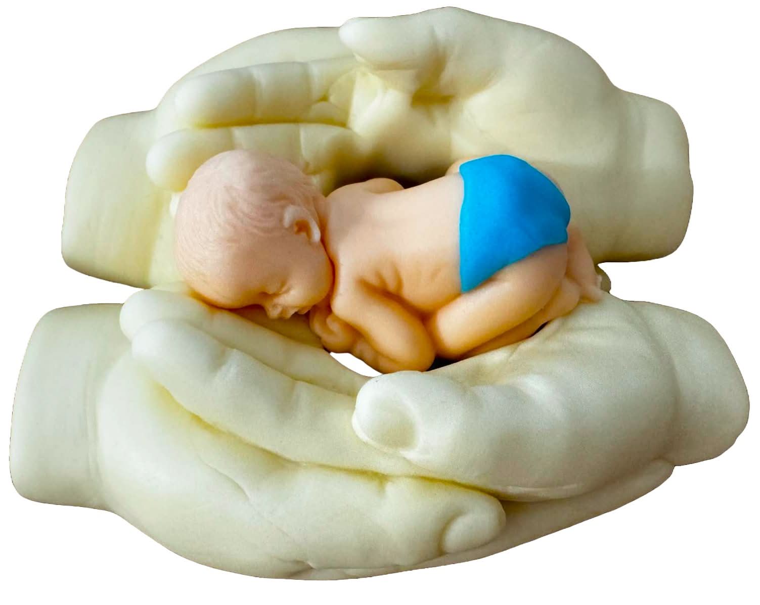 Decoratiune comestibila din zahar, Botez Decoratiuni din Pasta de Zahar Nati Shop