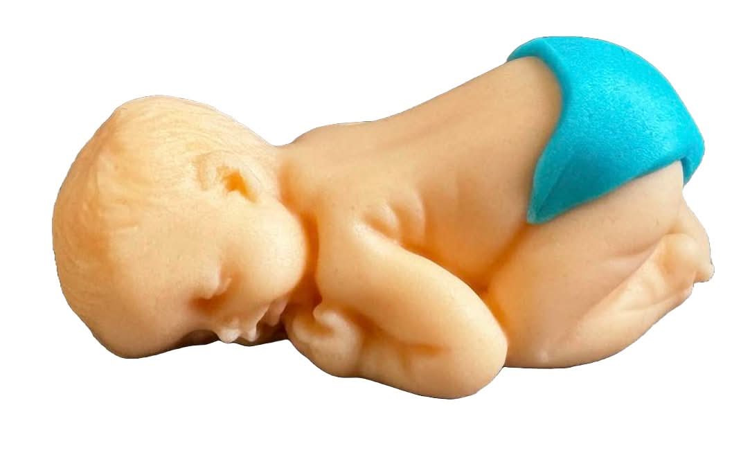 Decoratiune comestibila din zahar, Botez Decoratiuni din Pasta de Zahar Nati Shop