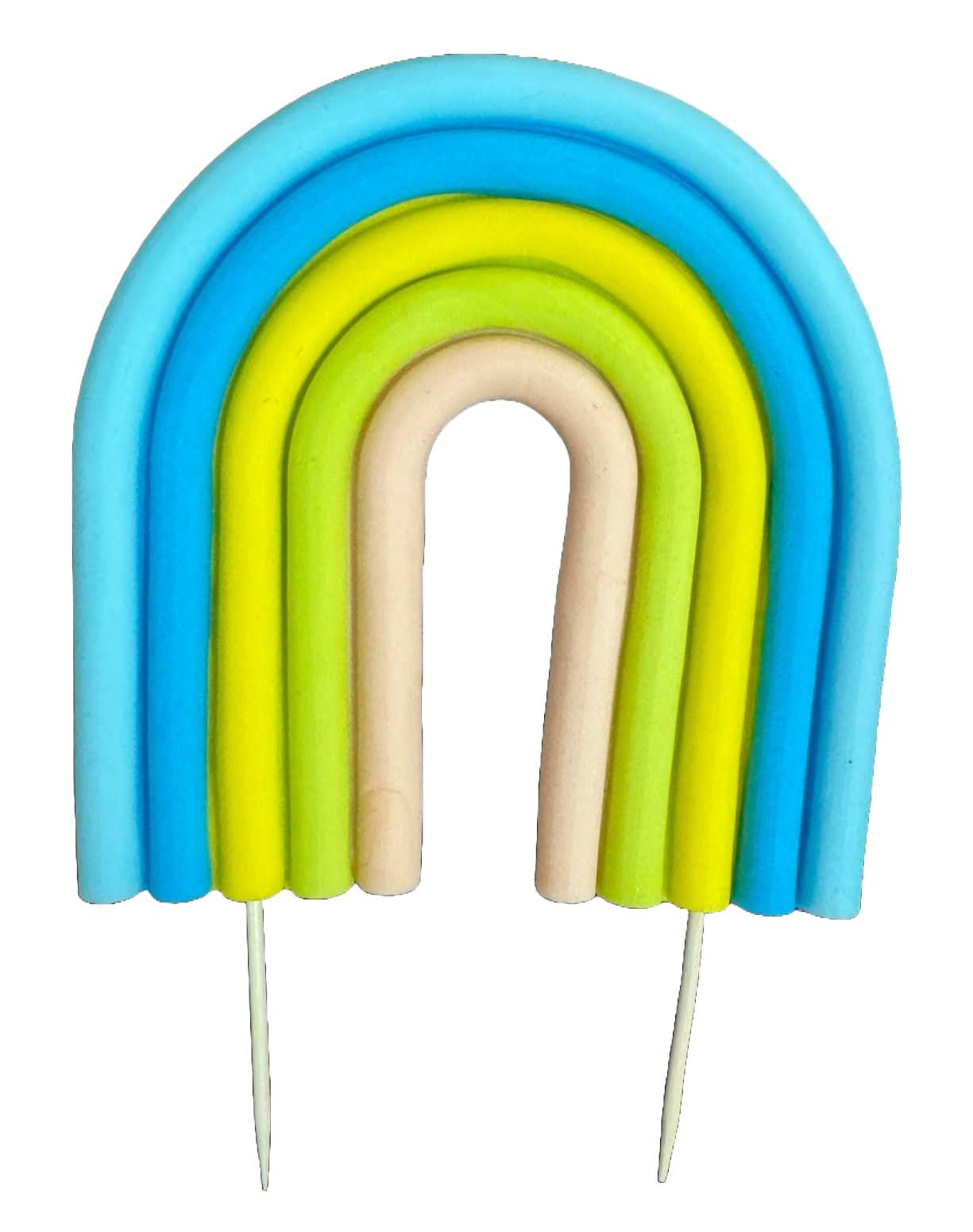 Decoratiune comestibila din zahar, Curcubeu Decoratiuni din Pasta de Zahar Nati Shop