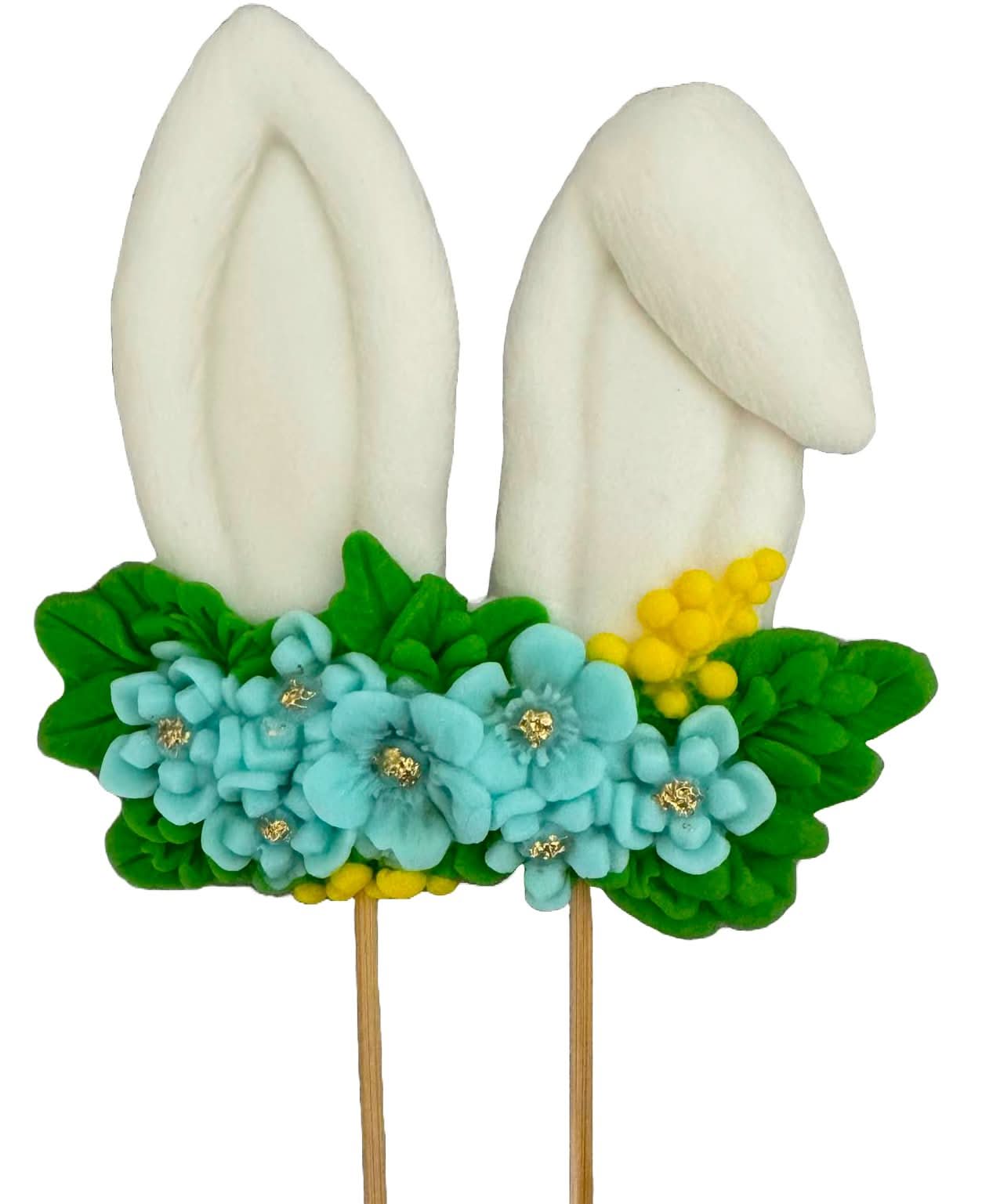 Decoratiune comestibila din zahar, Iepuras Decoratiuni din Pasta de Zahar Nati Shop