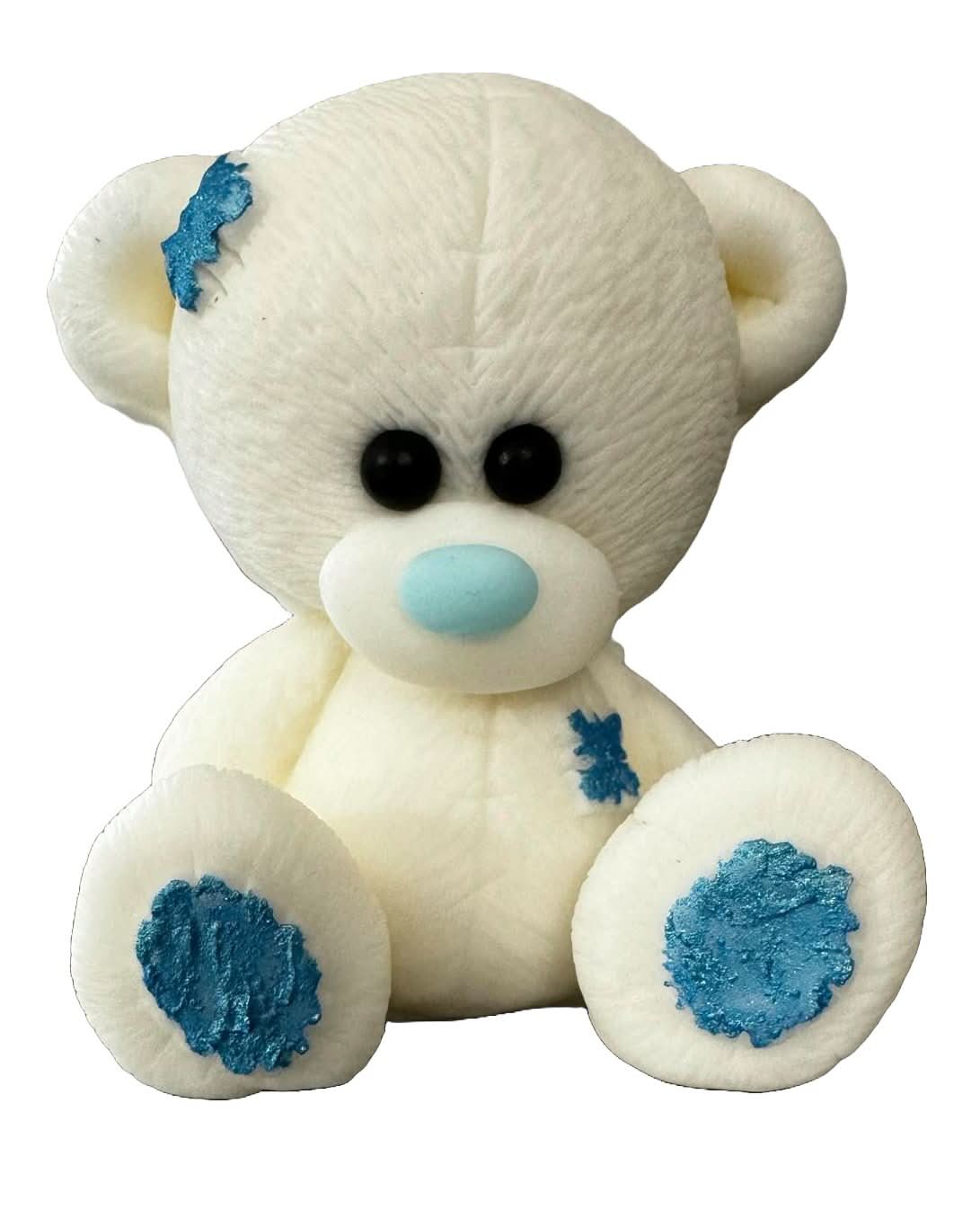 Decoratiune comestibila din zahar, Ursulet Decoratiuni din Pasta de Zahar Nati Shop