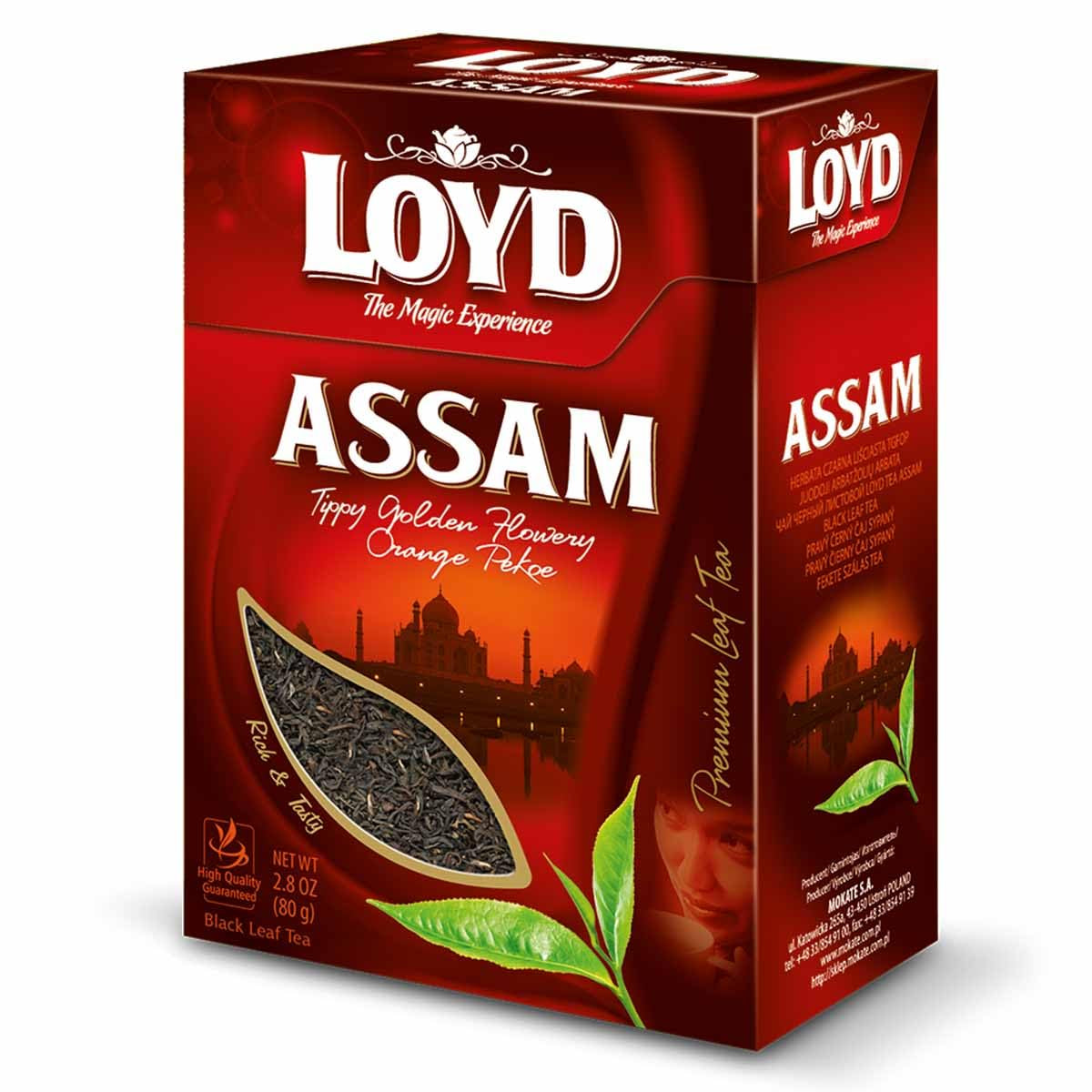 LOYD - YUNNAN Ceai negru cu frunze întregi - Ceai negru 100% natural din China, pentru iubitorii de ceai - Ceai negru cu frunze întregi - Gust intens, postgust delicat de miere și caramel - 80 g
