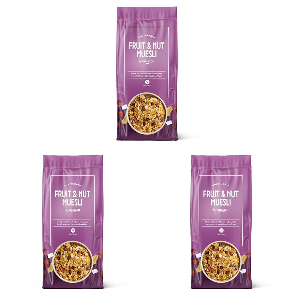 Muesli cu fructe și nuci de la Amazon, 750g