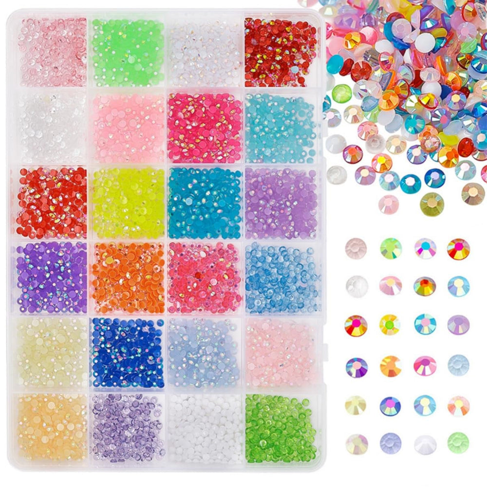 GZMAYUEN 920Pcs Gold Silber Flatback Perlen Für Nägel, Halbrunde Weiße Beige Nail Perlen, Kleine Halbrunde Flatback Perlen Für DIY Nail Art Decor