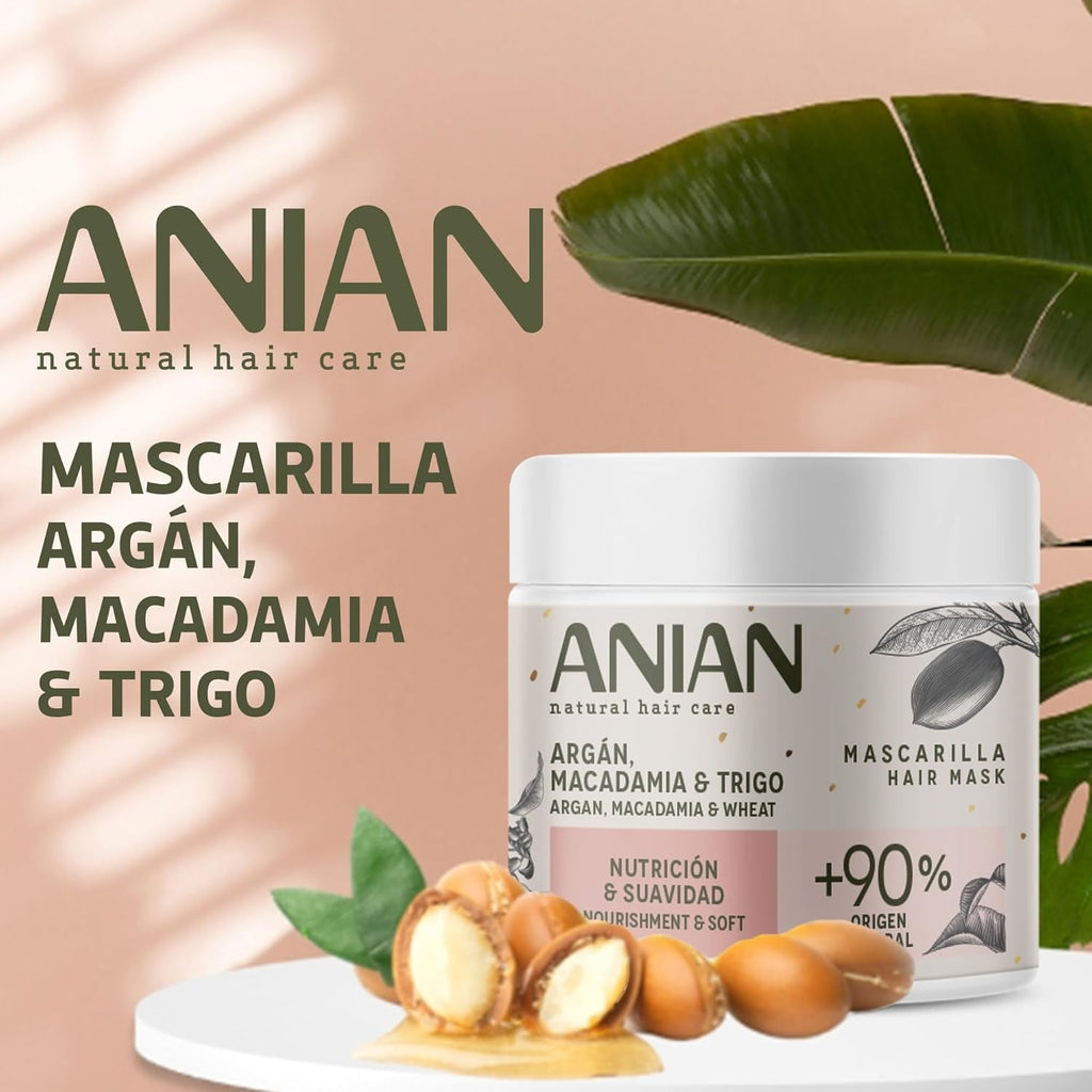 ARGÁN nutrition y suavidad mascarilla 350 ml Masca de par Naty Shop