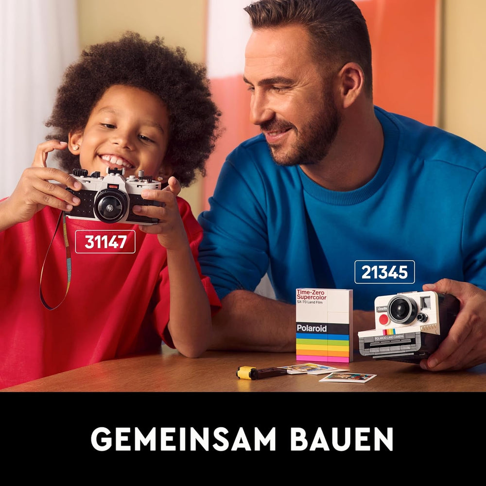 LEGO Creator 3In1 Retro Camera Toy, Camera video, Set TV, Decorațiuni de birou pentru copii sau accesorii pentru dormitor, Cadouri de fotografie pentru fete și băieți de la 8 ani 31147 Seturi de constructie Besuche den LEGO-Store