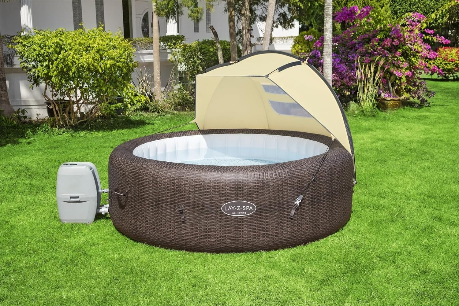 Copertină de parasolar Bestway LAY-Z-SPA, 183 x 94 x 109 cm