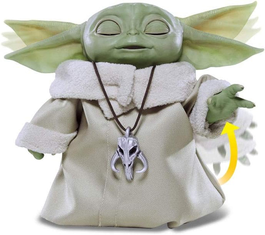 Star Wars Hasbro Gaming the Child Electronic Edition cu peste 25 de combinații de sunet și mișcare, jucăria Mandalorian Action figures Naty Shop Singur Copil animatronic Yoda
