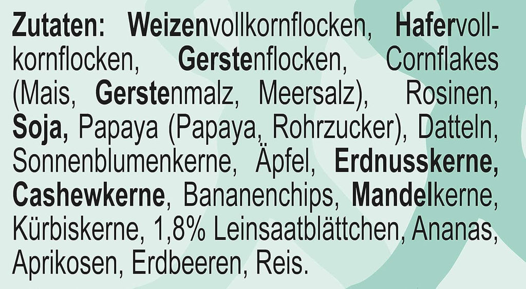 Seitenbacher Muesli Pentru Oameni Sportivi, 750 grame Naty Shop