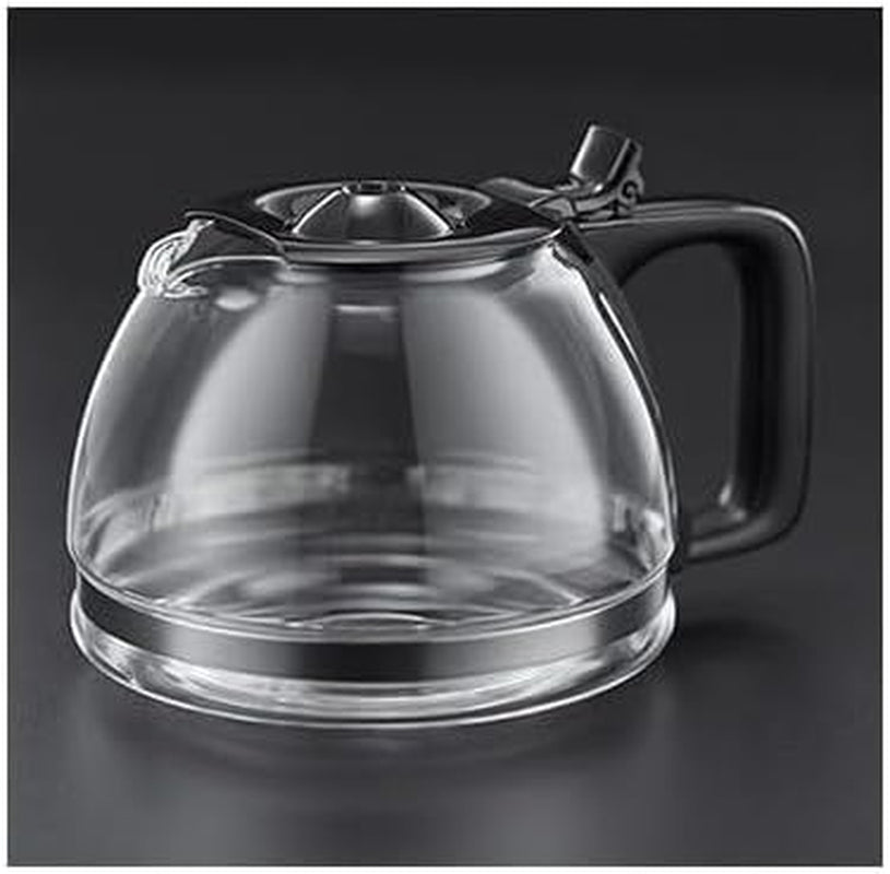 Cafetieră Russell Hobbs [Temporizator digital, Cap de duș pentru extracție și aromă optime] Textures+ (1 până la 12 cești, carafă de sticlă de 1,25 l, placă de încălzire, sistem anti-picurare) Cafetieră cu filtru 22620-56