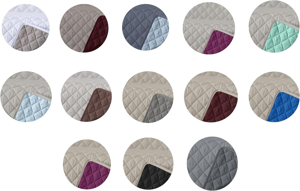AVA | Cuvertură Reversibil Boutique | Pentru toate anotimpurile | Culoare - Gri/Fucsia | Pentru pat de 140/150/160 cm. pat. (250 X 270 Cm. Ancho X Alto) | Cuvertură cu matlasare Plapumi si pilote Naty Shop