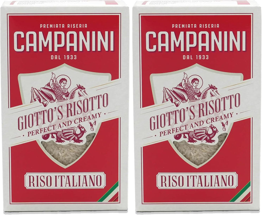 Orez original pentru risotto | Orez Campanini pentru risotto | 1000g | din Italia | Risotto-uri și supe