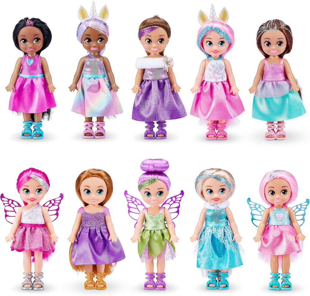 -Păpuși-4,7"-Set de colecție Fantasy Little Friend de 10