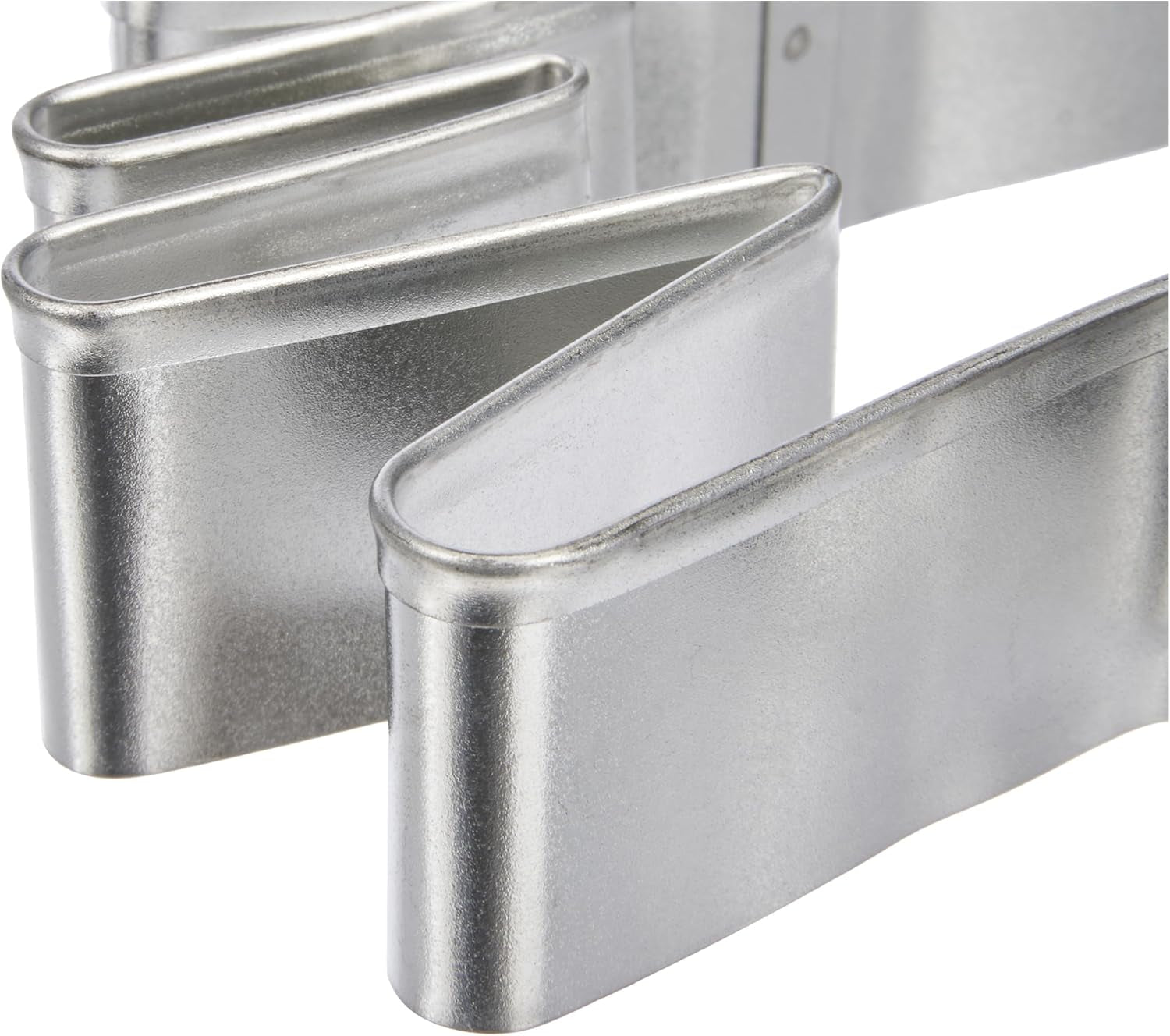 SC619 Forme de tăiat fursecuri și tort cu motiv de mână, dimensiuni mici și mari, asortate, oțel inoxidabil, argintiu, 10 x 2 x 9 cm, 2 bucăți