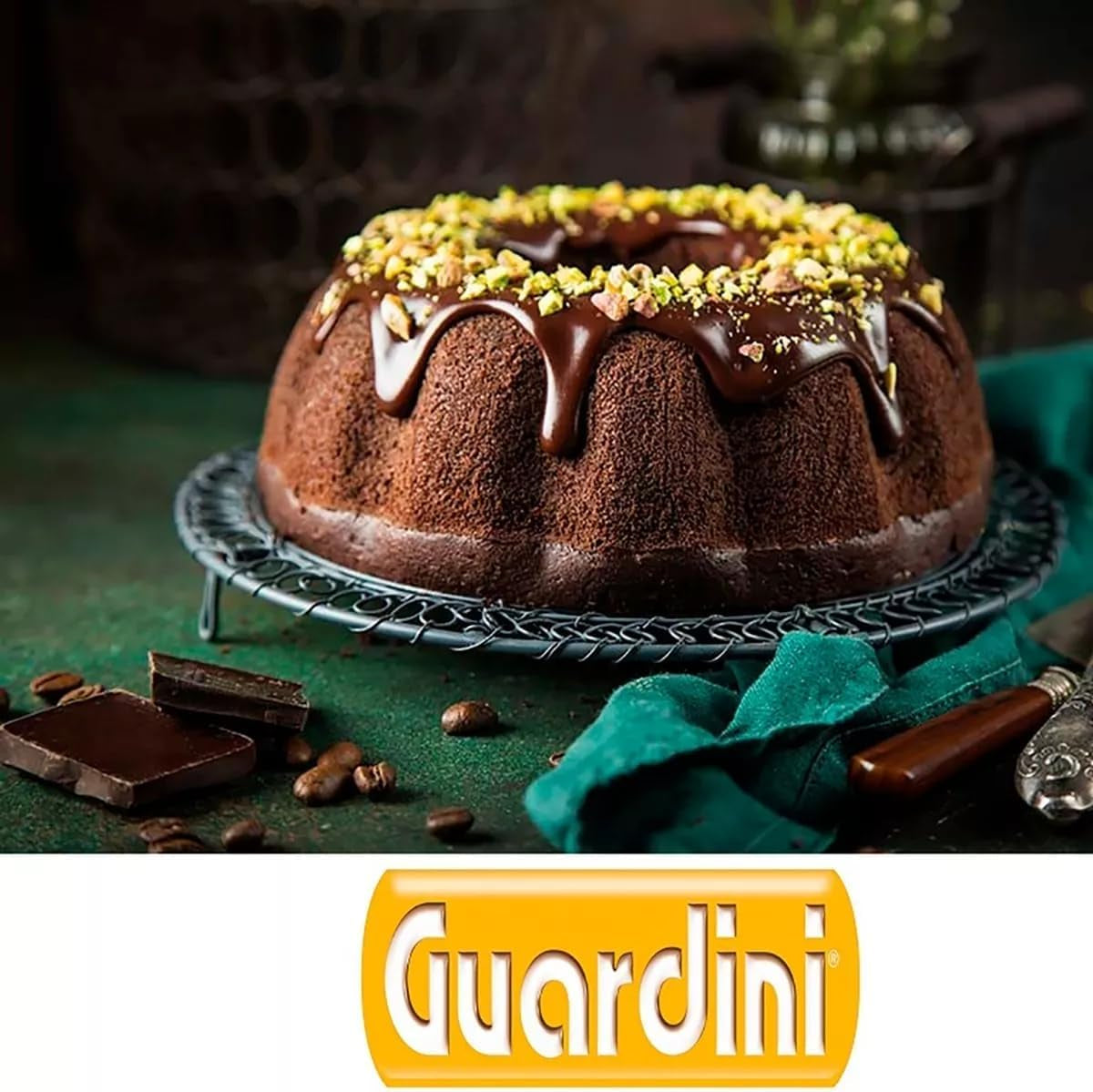 Rossana, Formă pentru budincă cu con 23 cm, acoperire antiaderentă, culoare roșu/gri, oțel inoxidabil Matrite si tavi pentru copt Naty Shop