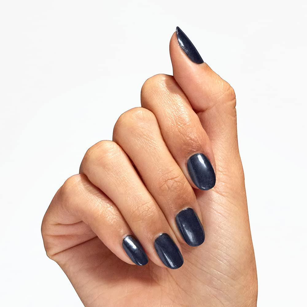 Oja OPI Nail Lacquer în nuanțe de albastru și verde – Oja cu uscare rapidă, rezistentă la ciobire și de lungă durată – durează până la 7 zile – cu pensulă ProWide extra-lată
