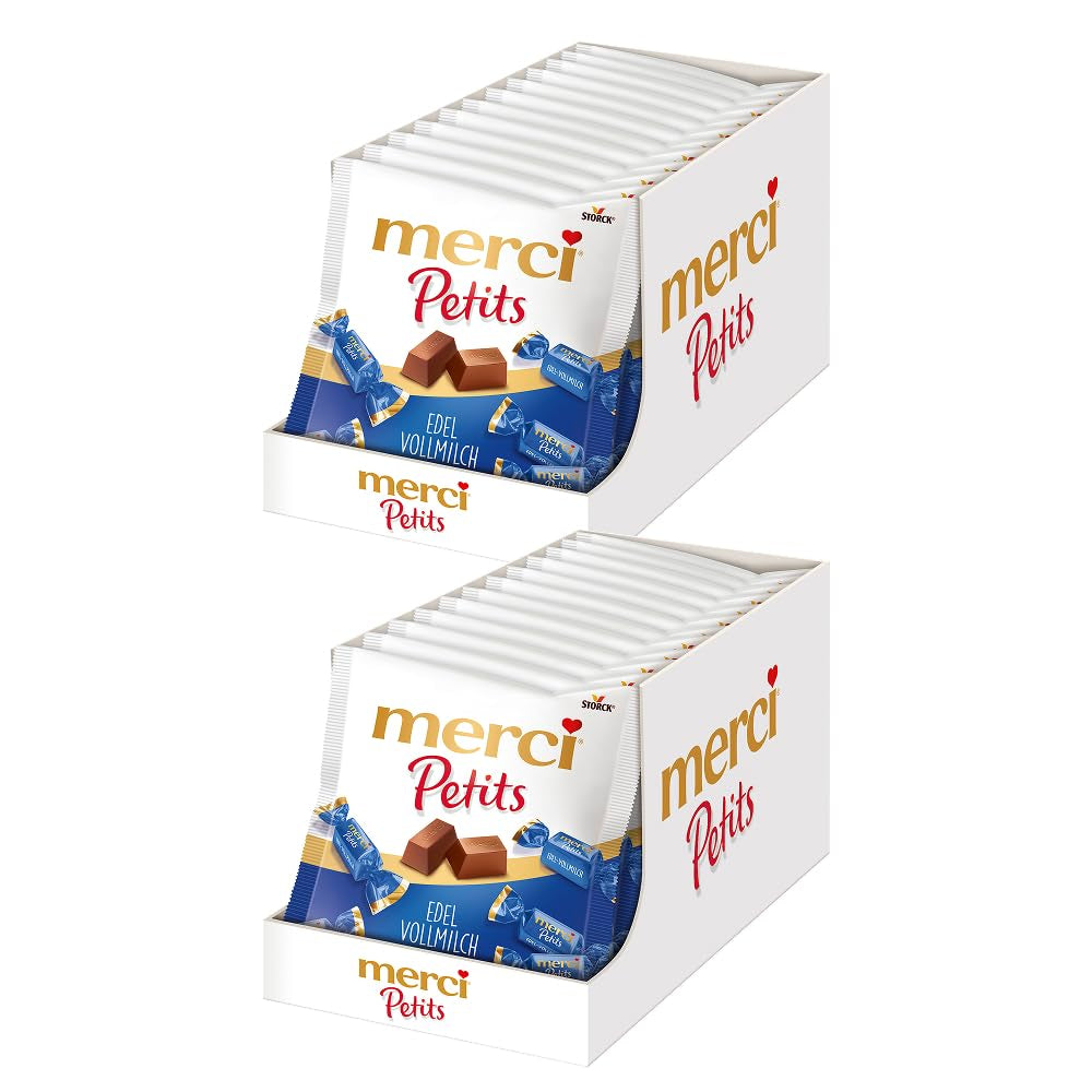 Merci Together – 1 x 175 g – Ciocolate umplute în cinci sortimente cu ciocolată fină cu lapte – Praline de ciocolată pentru a fi împărțite și oferite cadou