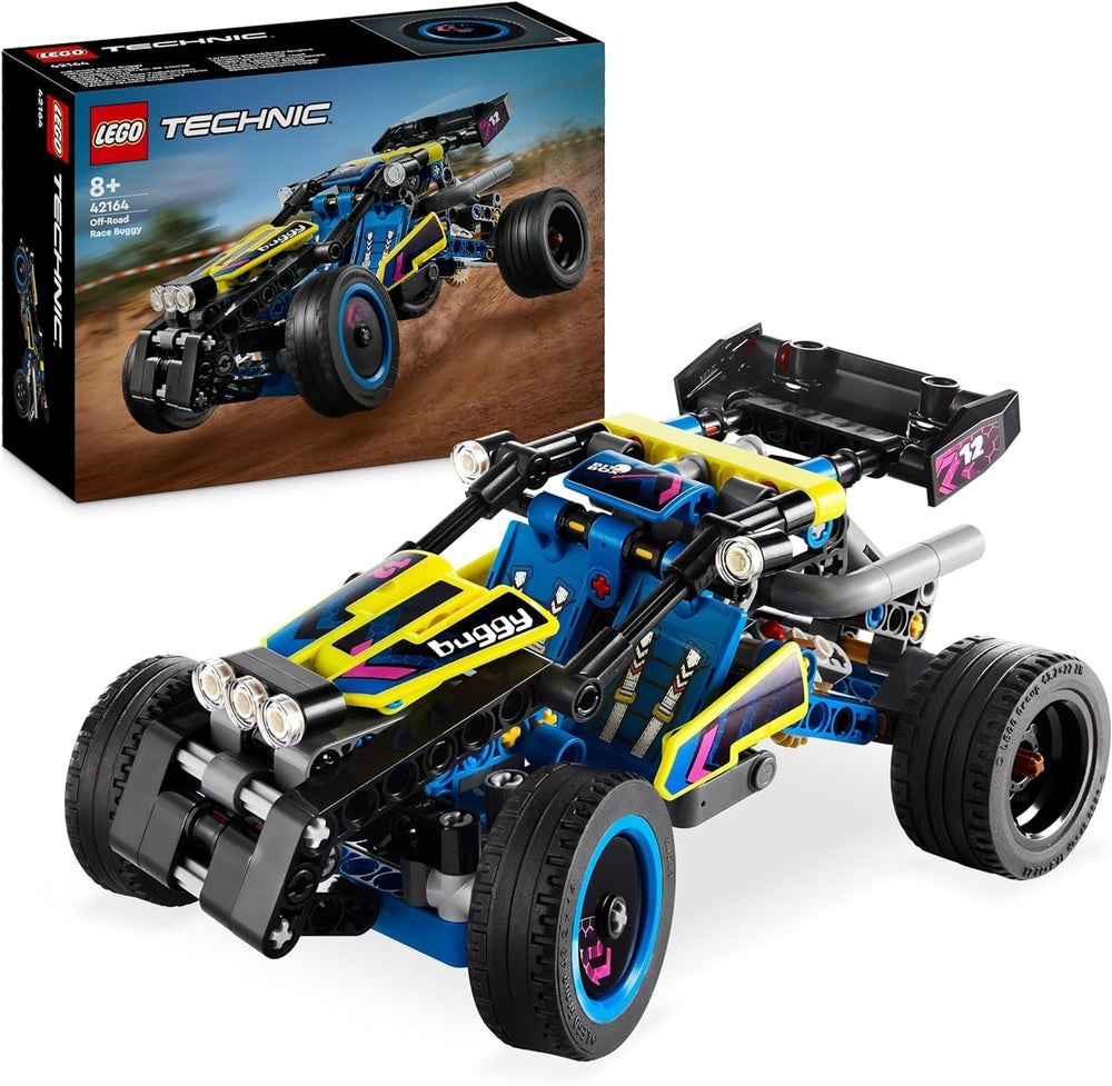 LEGO Technic Offroad Racing Buggy, jucărie auto pentru copii, kit pentru a construi o mașină de curse Buggy, cadou pentru băieți și fete de 8 ani, model mașină de raliu 42164 Seturi de constructie Besuche den LEGO-Store Singur