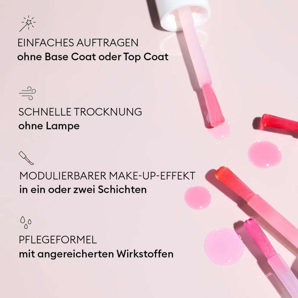 MANUCUIST Îngrijire Oja Repair Active Glow Raspberry (Roz) Bio-Based: Migdale dulci, Zmeură, Oja Hrănitoare și Lucioasă, Efect Roz Transparent - Oja Nude